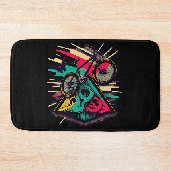 Item preview, BMX graphics with a mix of colorful and simple forms, in a tattoo and pop-art inspired by the look of cartoons (11) designed and sold by TourDePassion.