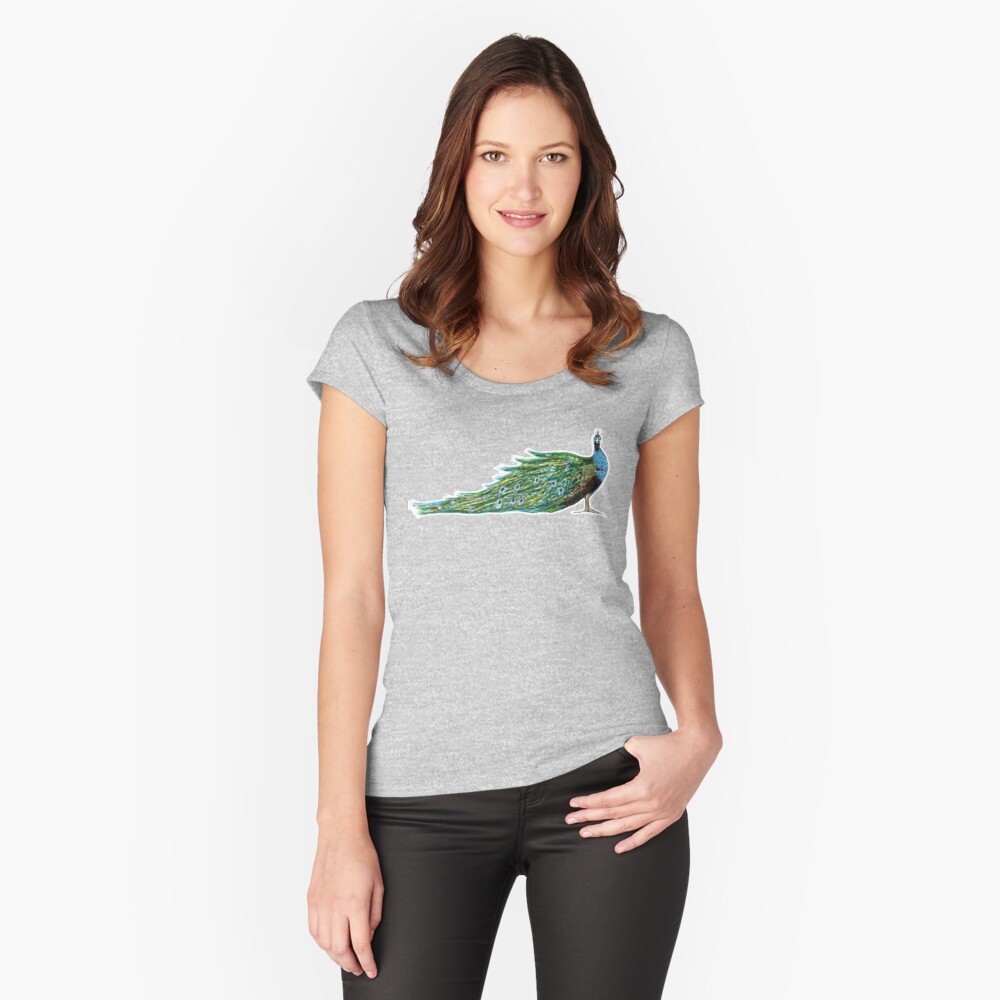 Item preview, Fitted Scoop T-Shirt designed and sold by JustineJLarsen.