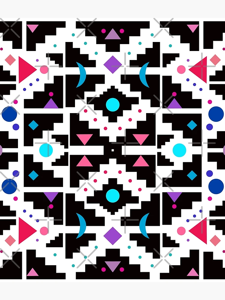Thumbnail 3 of 3, Backpack, Geometric pattern design designed and sold by Inaroda.