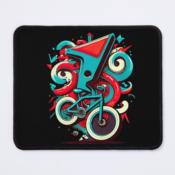 Item preview, BMX graphics with a mix of colorful and simple forms, in a tattoo and pop-art inspired by the look of cartoons (12) designed and sold by TourDePassion.
