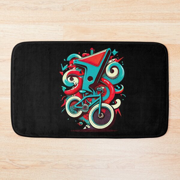 Item preview, BMX graphics with a mix of colorful and simple forms, in a tattoo and pop-art inspired by the look of cartoons (12) designed and sold by TourDePassion.