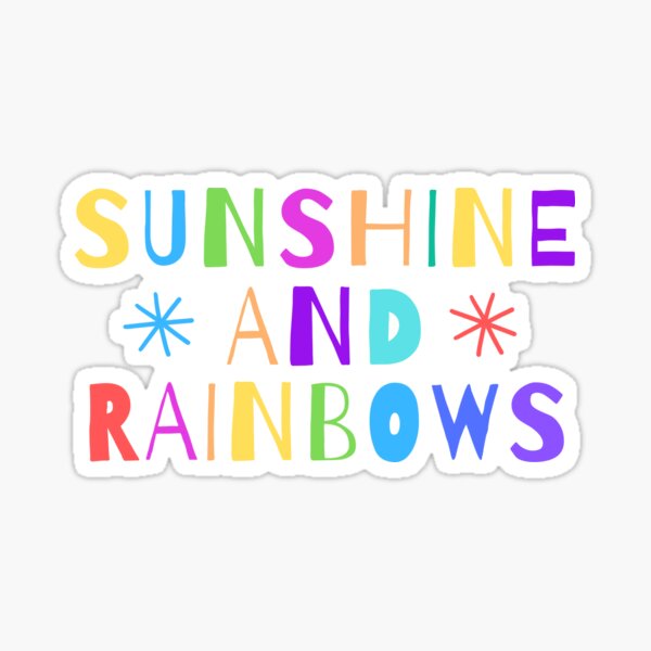 Item preview, Sunshine and Rainbows in Color designed and sold by ShareJoy.