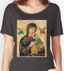 Our Mother of Perpetual Help, icon art Women's Relaxed Fit T-Shirt