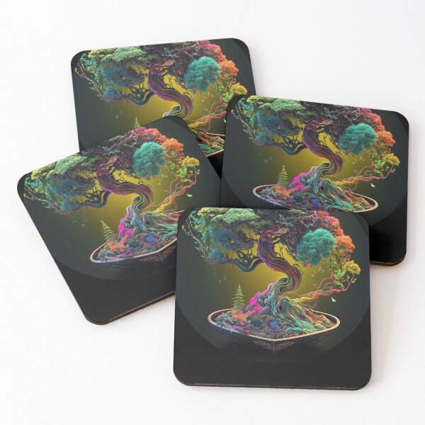 Item preview, Psychedelic Bonsai v1 designed and sold by ai-datamancer.