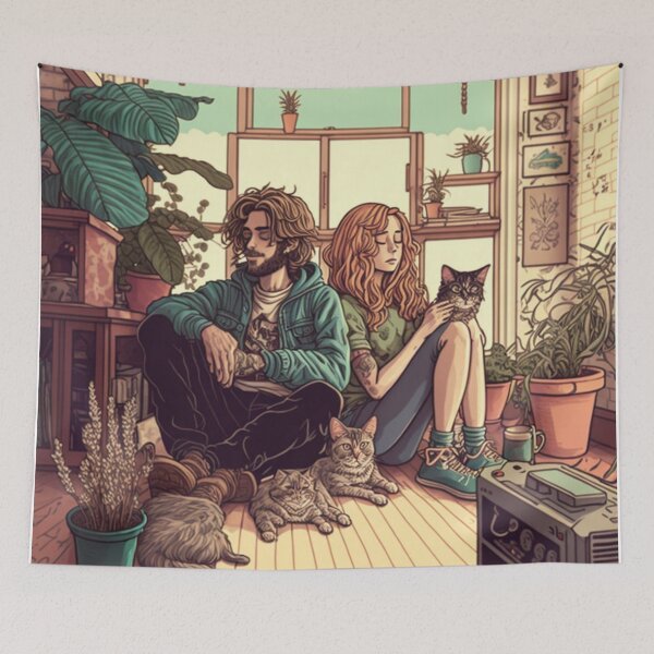 Item preview, couple are high on Valentine's Day designed and sold by DeluluDealer.