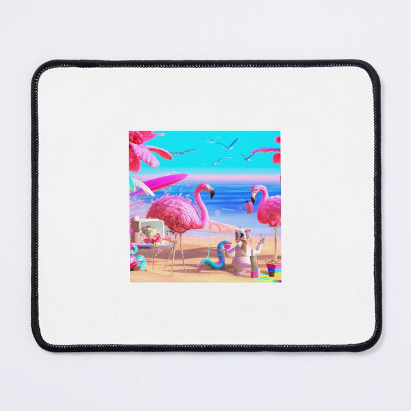 Item preview, Flamingo beach designed and sold by VibrantThemes.