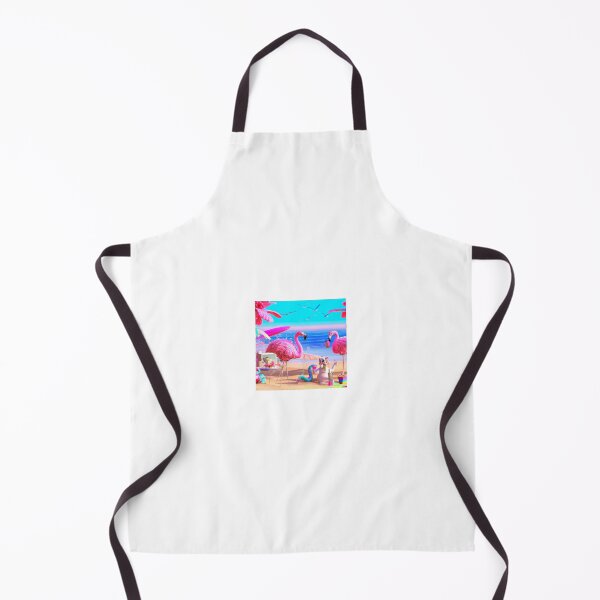 Item preview, Flamingo beach designed and sold by VibrantThemes.