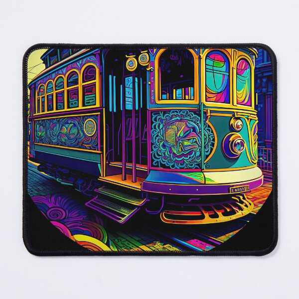 Item preview, San Francisco Cable Car v1 round designed and sold by ai-datamancer.