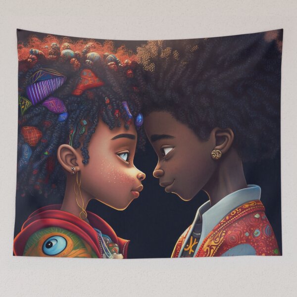 Item preview, Las vidas negras importan Amor Belleza africana 30 | Dibujos animados coloridos designed and sold by Sunchaser World.