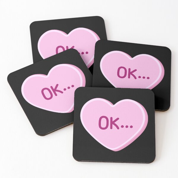 Item preview, OK... - Candy Heart designed and sold by SarcasticWords.