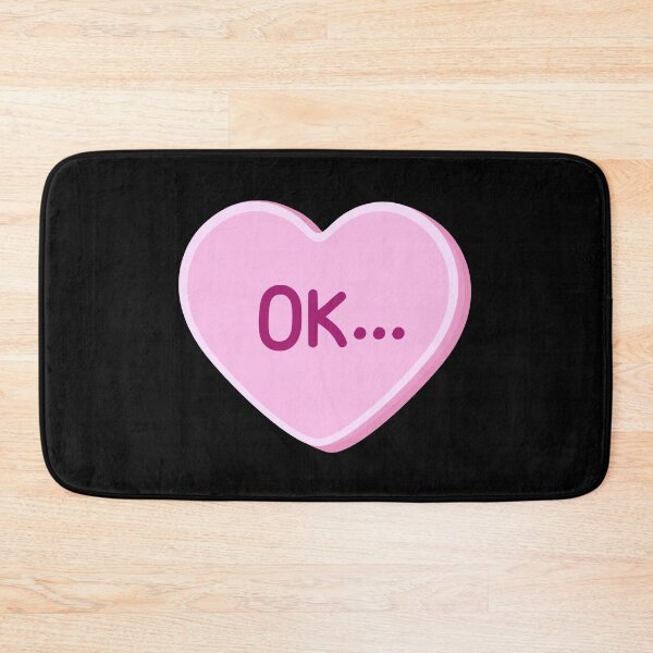 Item preview, OK... - Candy Heart designed and sold by SarcasticWords.