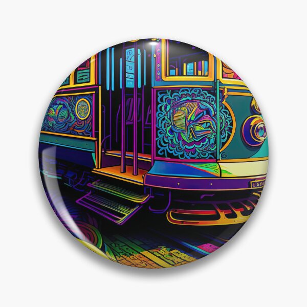 Item preview, San Francisco Cable Car v1 ronda (sin texto) designed and sold by ai-datamancer.