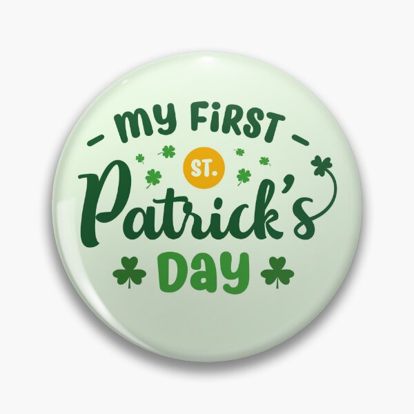 Artikelvorschau, mein erster saint patricks day, saint patricks day design entworfen und verkauft von ArtfulGiftShop.