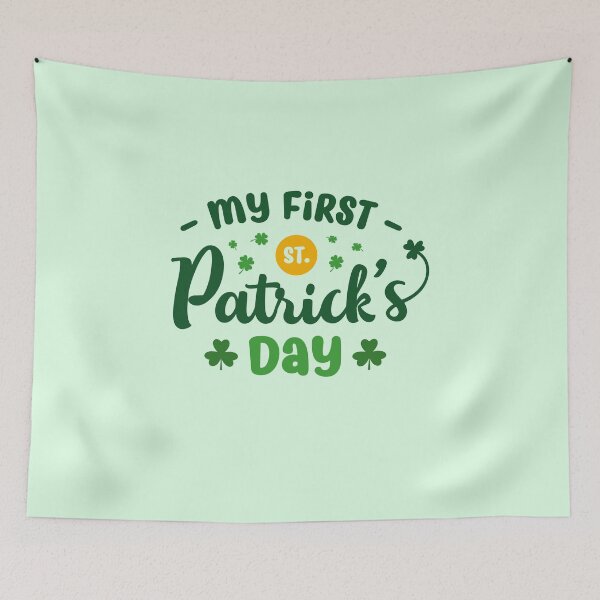 Artikelvorschau, mein erster saint patricks day, saint patricks day design entworfen und verkauft von ArtfulGiftShop.