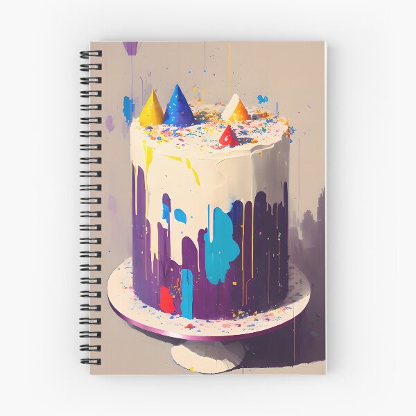 Item preview, Colourful Cake #21 - Prints and Postcards designed and sold by FewBits.