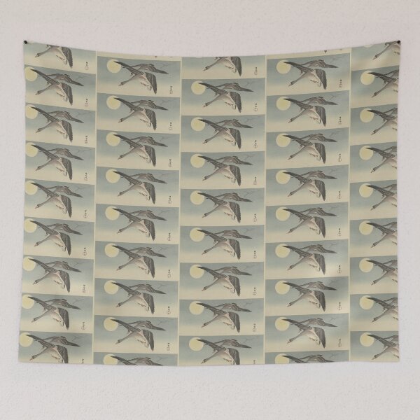 Item preview, Ohara Koson  Geese at full moon  designed and sold by TeeARTHY.