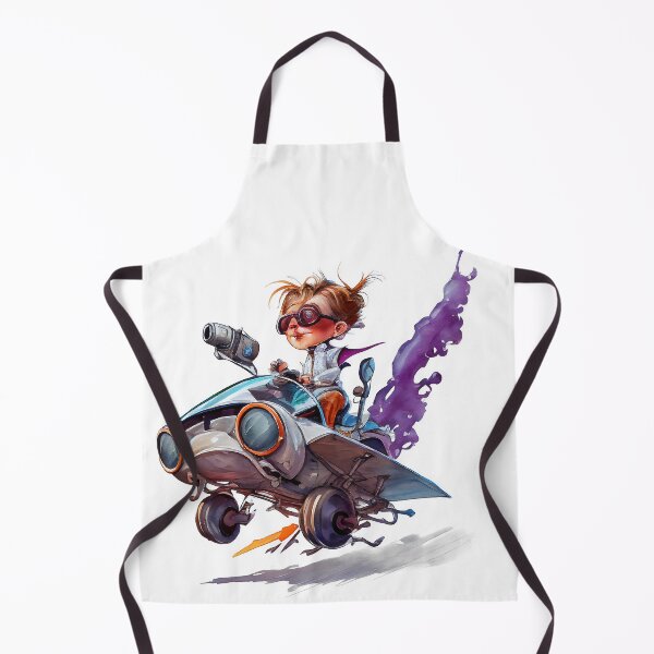 Item preview, "Ready for Takeoff: Future Pilots in the Making" Cute Flying car Cartoons and kids for gifts designed and sold by The Commitment.