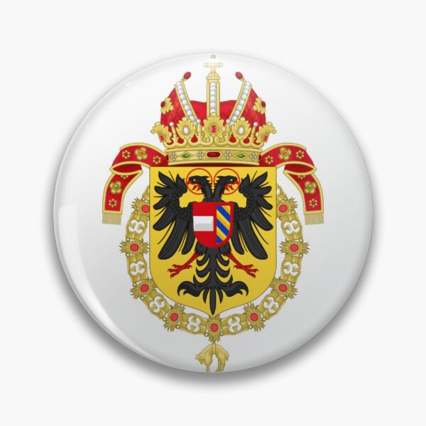 Item preview, Coat of Arms of Rudolf II and Ferdinand II, Holy Roman Emperors-Or shield variant designed and sold by HeraldryCabinet.