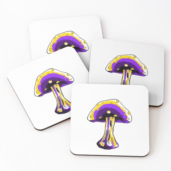 Aperçu de l'œuvre Champignon Enby créée et vendue par RainbowLetters.