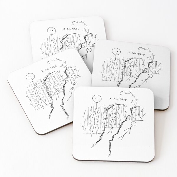 Item preview, the sadbook collections comic strip "I am tired"  designed and sold by NoelleNotions.