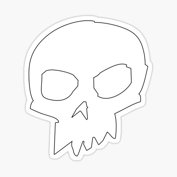 Skull ~ Sid Sticker