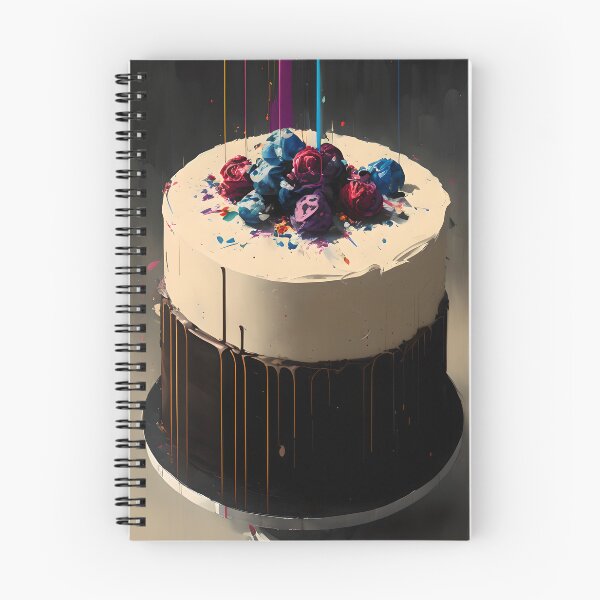 Item preview, Colourful Cake #25 - Prints and Postcards designed and sold by FewBits.