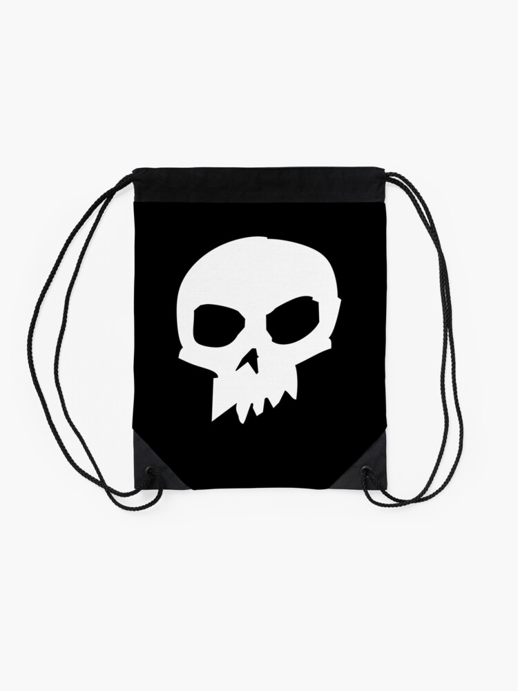 Alternate view of Skull ~ Sid Drawstring Bag