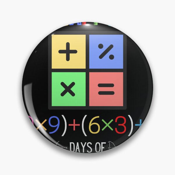 Item preview, Math Formula 100 Days Of School designed and sold by zazluxe.