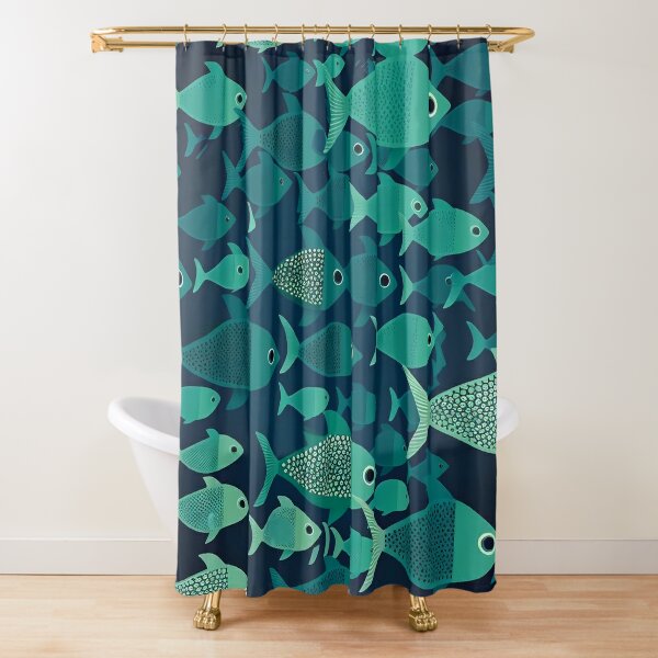 Under the Sea, Shoal of Fish Shower Curtain