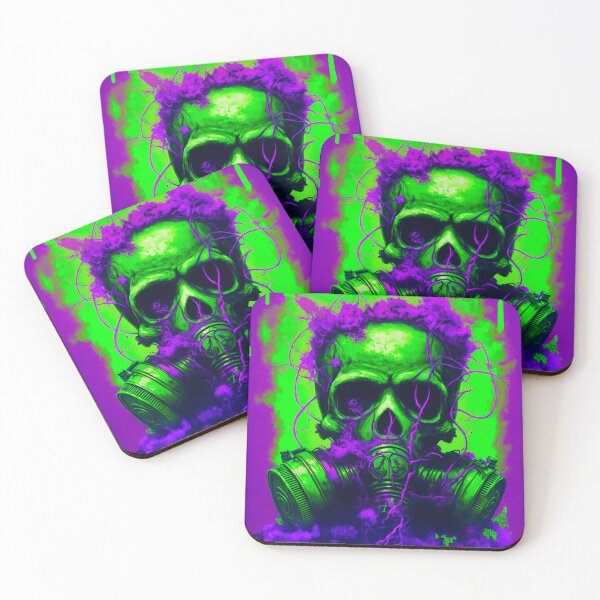Item preview, Radioactive Skull designed and sold by ArtMadeByAI.