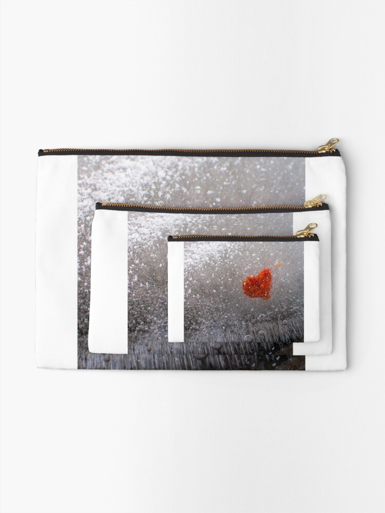 Alternate view of Frozen Heart Zipper Pouch