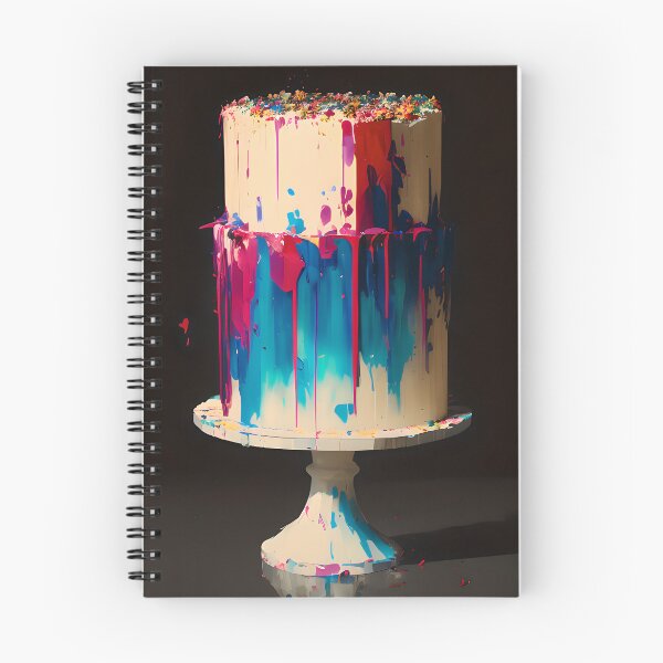 Item preview, Colourful Cake #27 - Prints and Postcards designed and sold by FewBits.