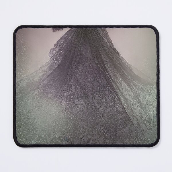 Item preview, ominous floating woman in lace dress designed and sold by kbgraphicimages.