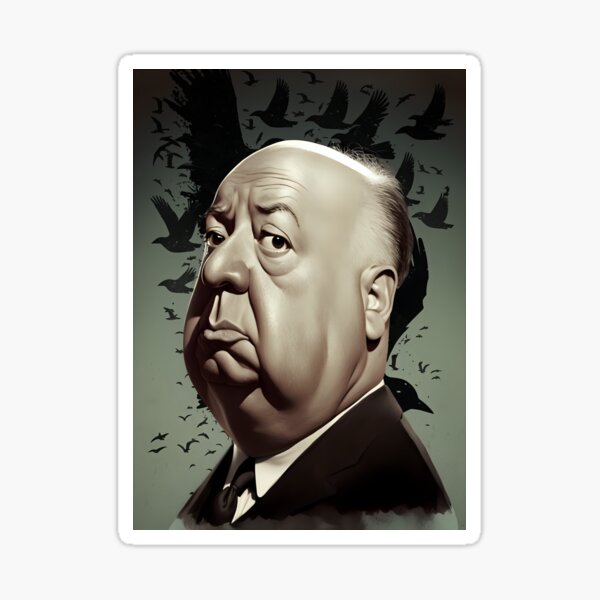 Item preview, Alfred Hitchcock and his Birds designed and sold by Glenn Slingsby.