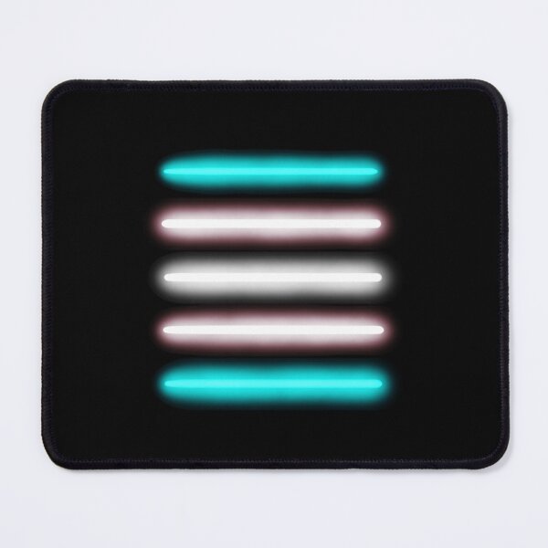 Item preview, Minimalist Neon Trans Pride Flag designed and sold by O1RSH.