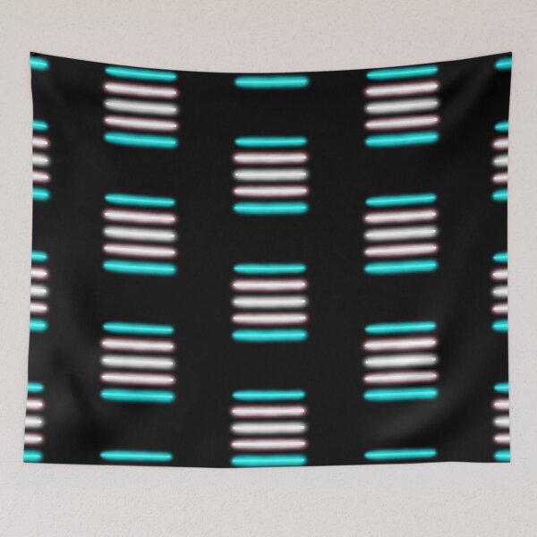 Item preview, Minimalist Neon Trans Pride Flag designed and sold by O1RSH.