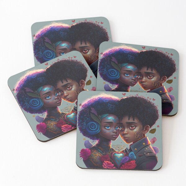 Item preview, Las vidas negras importan Amor Belleza africana 36 | Dibujos animados coloridos designed and sold by Sunchaser World.