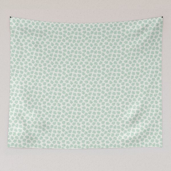 Item preview, Nook Leaf - White Green designed and sold by Myshtra.