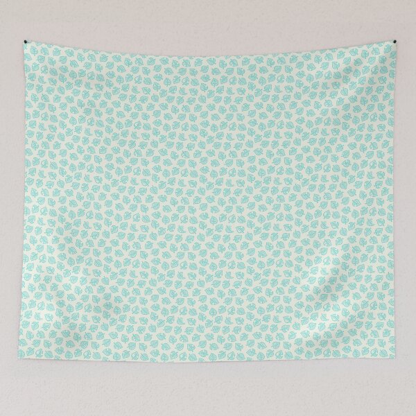Item preview, Nook Leaf - White Blue designed and sold by Myshtra.