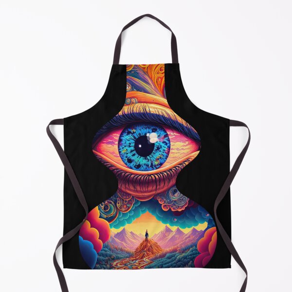 Item preview, Psychedelic all seeing eye v1 bottle designed and sold by ai-datamancer.