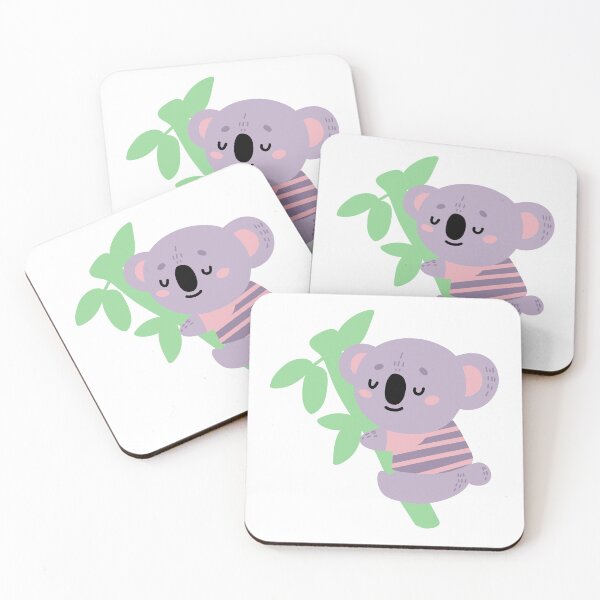 Item preview, Grey Koala Hugging A Green Branch designed and sold by DEDDesign.