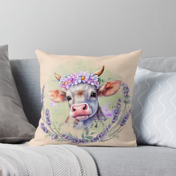 Aperçu de l'œuvre Vache lavande créée et vendue par Lylabean22.