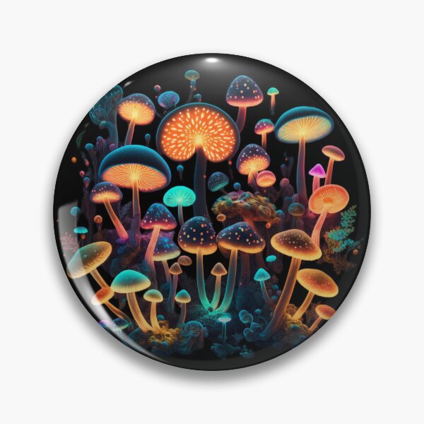 Item preview, Psychedelic glowing mushrooms #14 designed and sold by Christolamber.