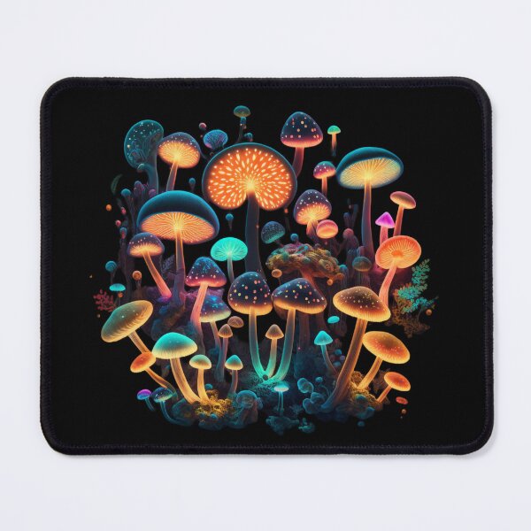 Item preview, Psychedelic glowing mushrooms #14 designed and sold by Christolamber.