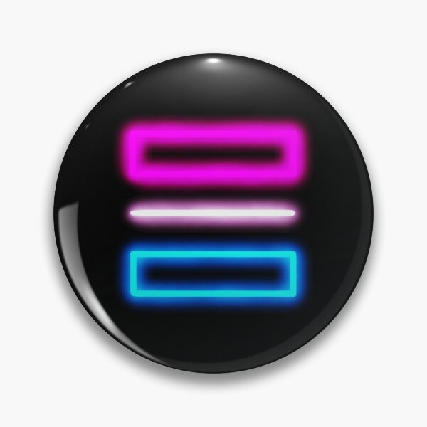 Item preview, Minimalist Neon Bisexual Pride Flag designed and sold by O1RSH.