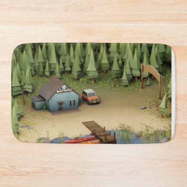 Item preview, Cute Boat Rental Isometric Lowpoly 3D designed and sold by Gravedrinker.