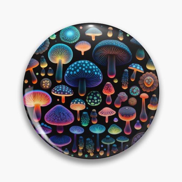 Item preview, Psychedelic glowing mushrooms #15 designed and sold by Christolamber.