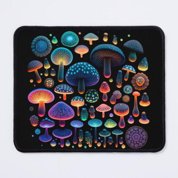 Item preview, Psychedelic glowing mushrooms #15 designed and sold by Christolamber.