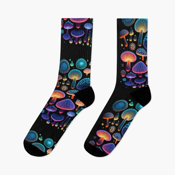 Item preview, Psychedelic glowing mushrooms #15 designed and sold by Christolamber.