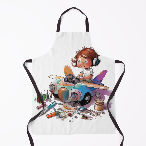 Item preview, "Future Aero-Engineers in Training" Cute funny cartoons flying car for gifts designed and sold by The Commitment.